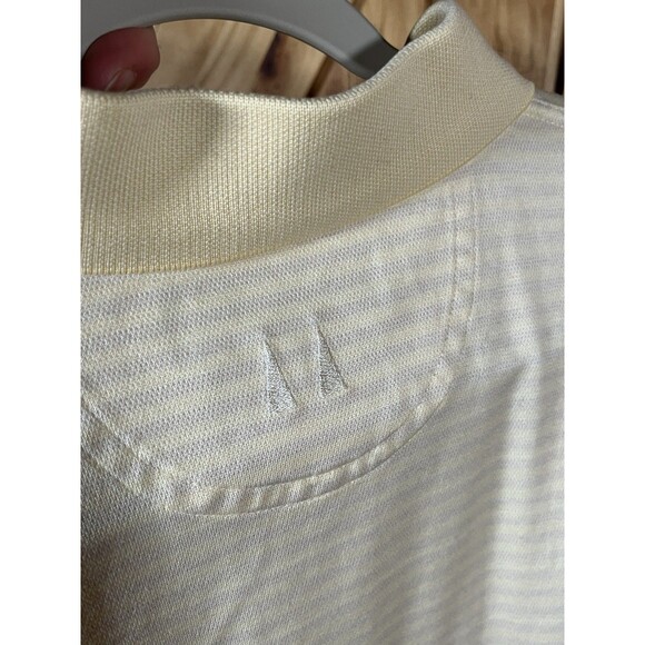 Arnold Palmer Laurel Valley Golf Country Club Men’s Yellow Striped Polo LG - Picture 6 of 8